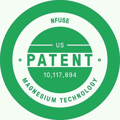 nfuse Desodorante enrollable de magnesio natural tecnología patentada de suministro de magnesio aceites esenciales aromaterapéuticos menta de romero