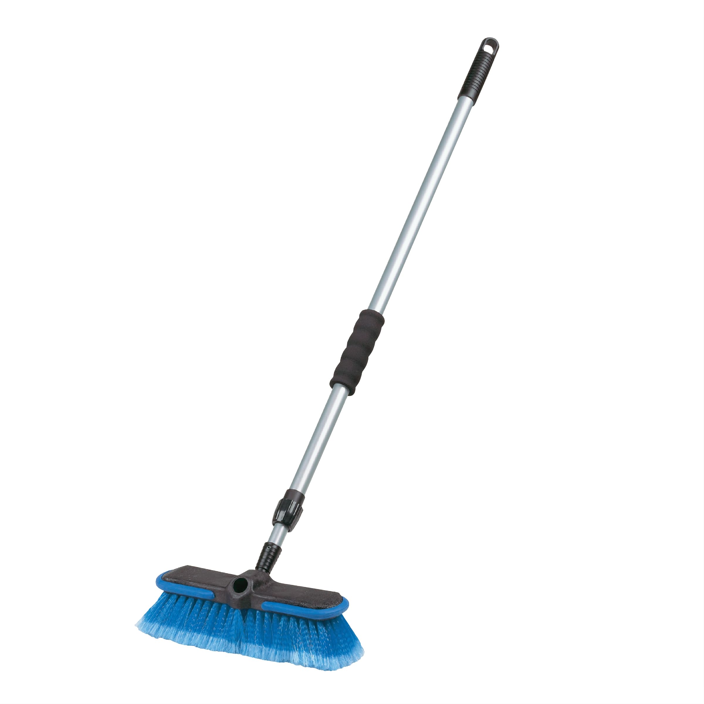 Carrand 93062 Deluxe Car Wash 10" Flow-Thru Wash Brush with 36-65" Extension Pole