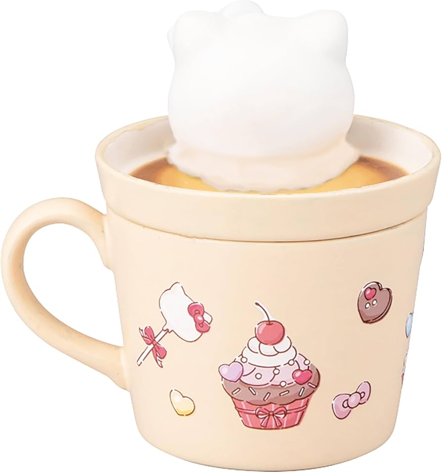 Amazon.co.jp: サンリオ (SANRIO) 「 ラテアート ハローキティ 」 立体