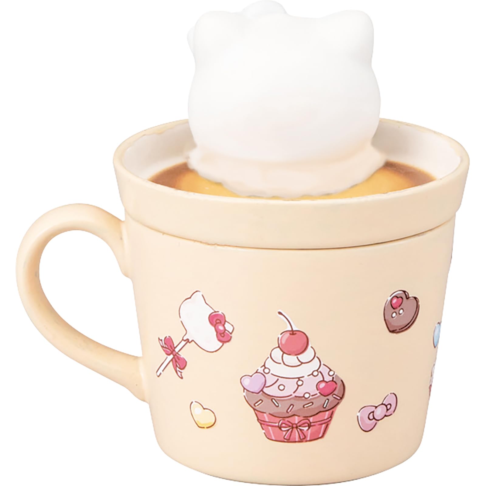 Amazon.co.jp: サンリオ (SANRIO) 「 ラテアート ハローキティ 」 立体
