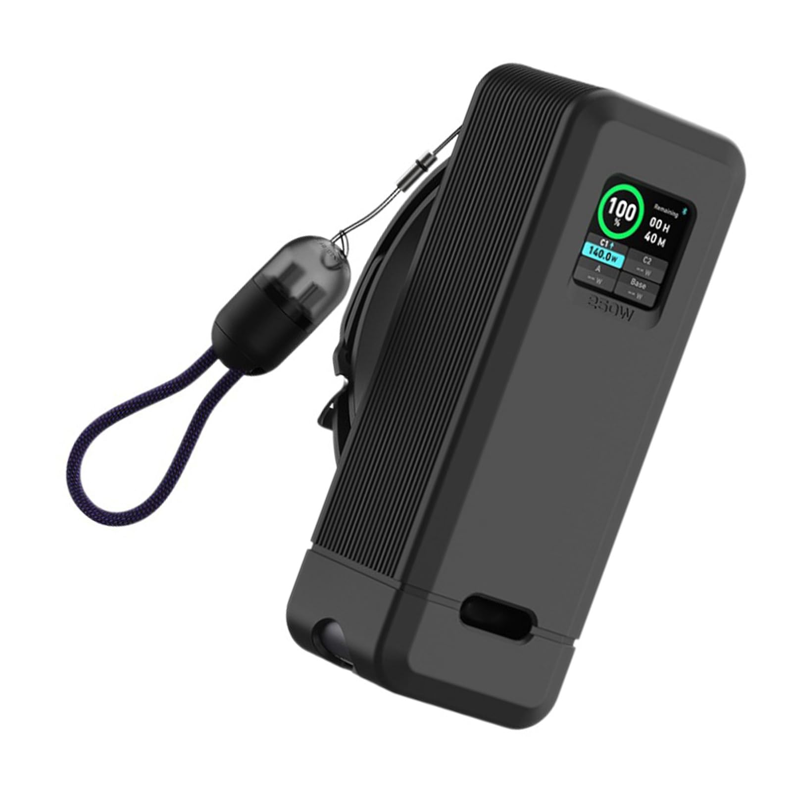 Cómodo agarre para batería, funda de silicona a prueba de golpes, antideslizante, carga portátil, fácil instalación, esencial para viajes de negocios