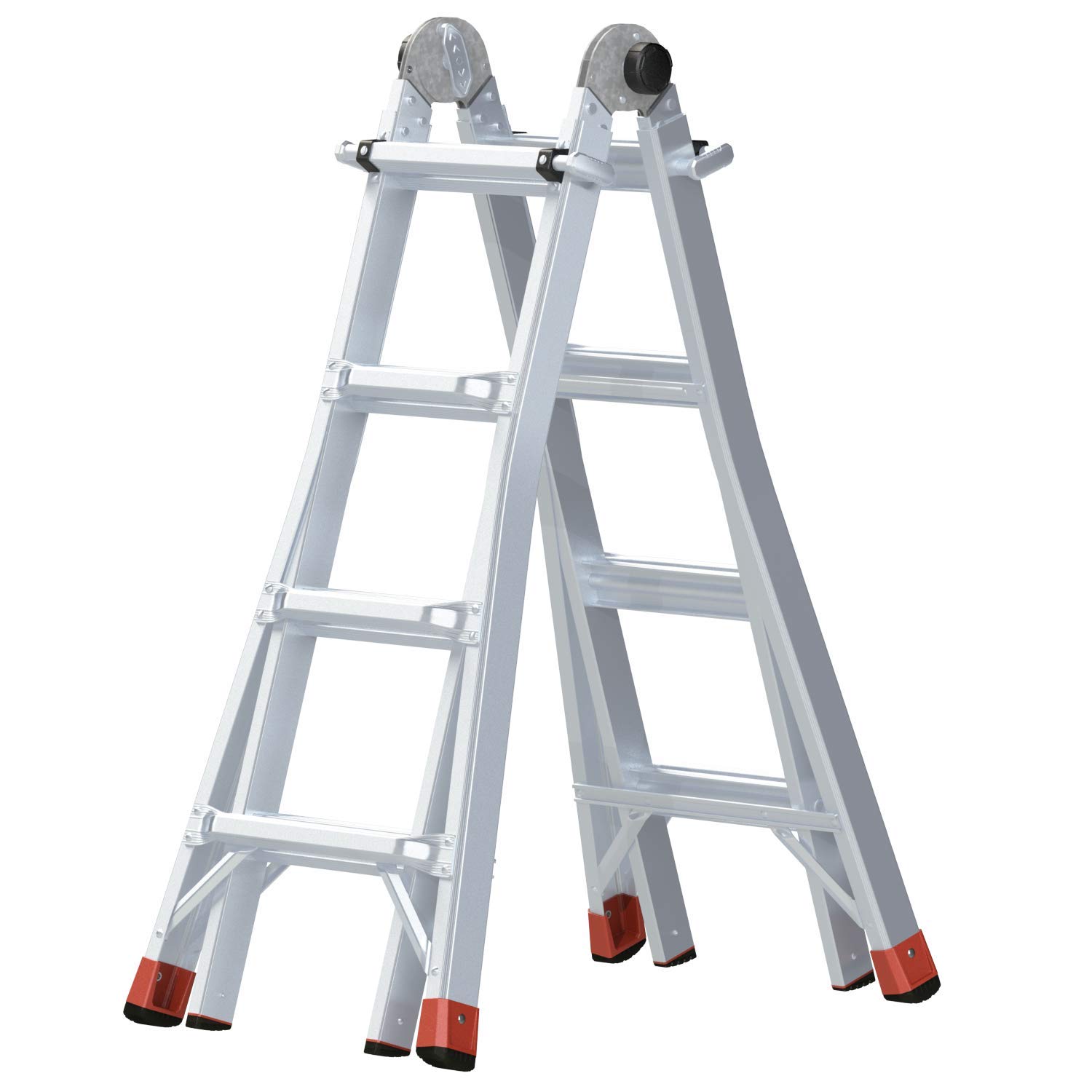 Lift Ladders LLMP18 18ft. Reach Aluminum MultiPosition Ladder, 375