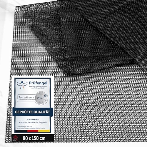 aboveBED Antirutschmatte für Teppich 80 x 150cm, Teppich...