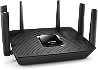 Vista 1 de Linksys Max-Stream AC4000 MU-MIMO Router Wi-Fi Tri-Banda, compatible con Alexa (EA9300) (Renovado)