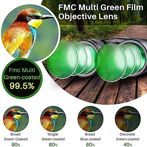 Binoculares compactos 10x42 impermeables para observación miniatura 2