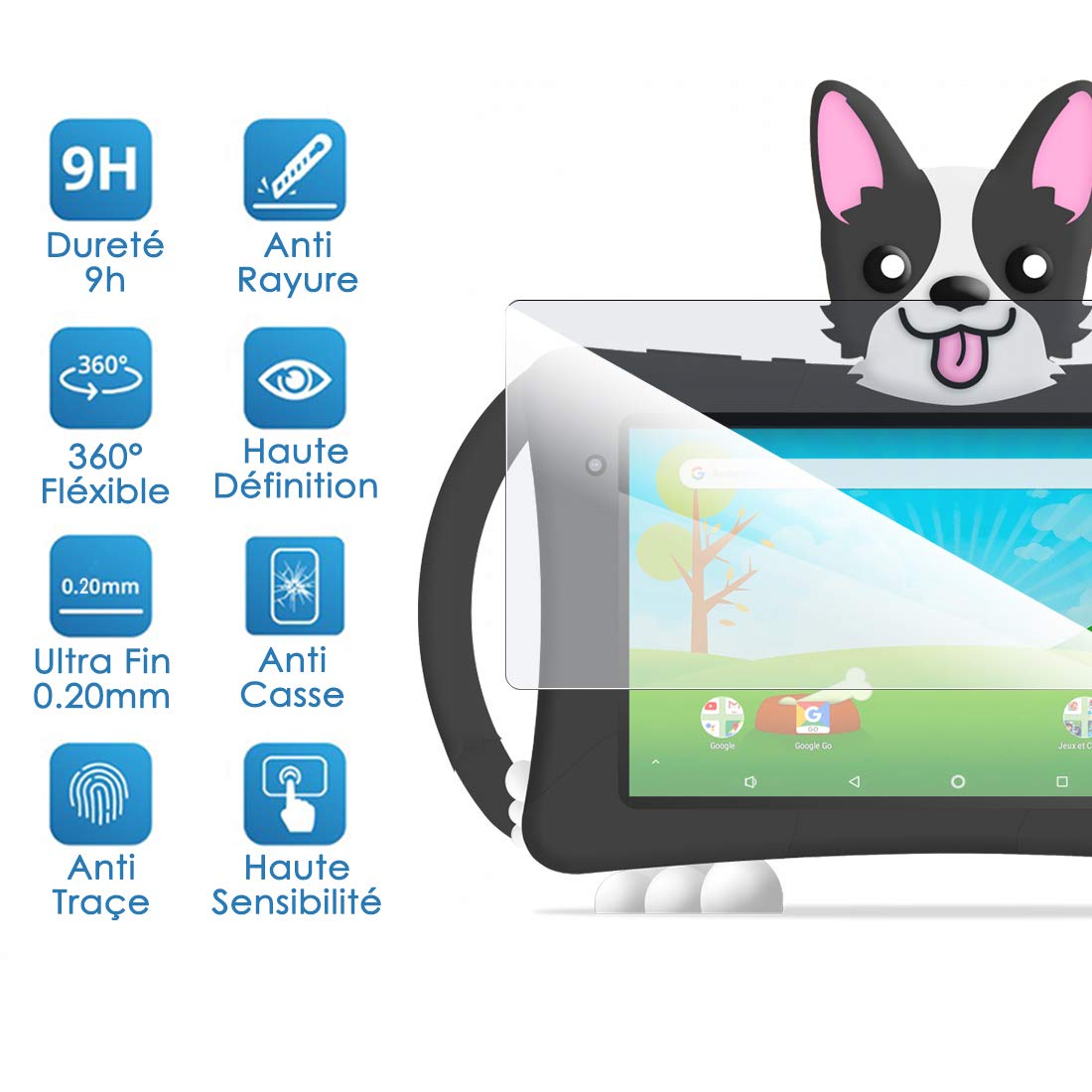Protection En Verre Fléxible Pour Tablette Apple Ipad 9,7 Pouces, Protege Ecran