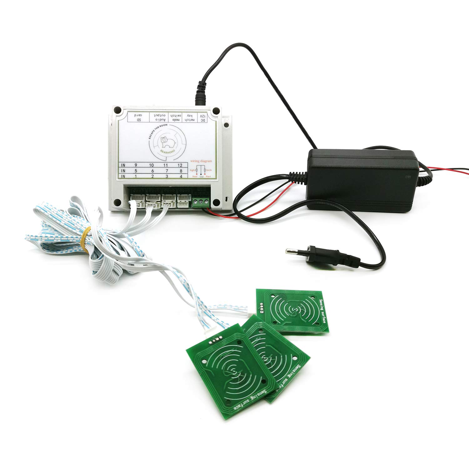 Lecteur RFID Carte IC un à un haute précision, 6 capteurs pour déverrouillage de mécanisme