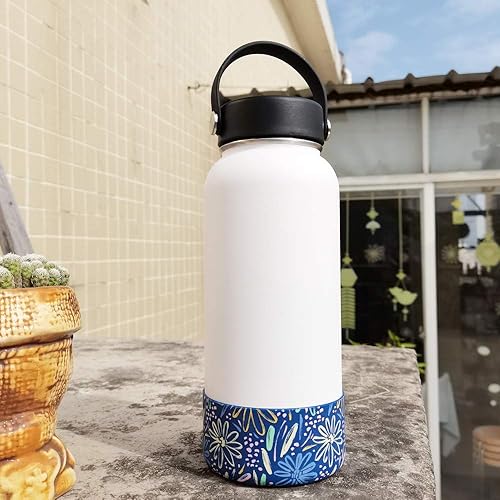 Miniatura 6 de WK IEASON Funda protectora de silicona para botella de agua de 32 oz y 40 onzas para Hydro Flask, Yeti, Simple Modern, Takeya, Iron Flask y otras