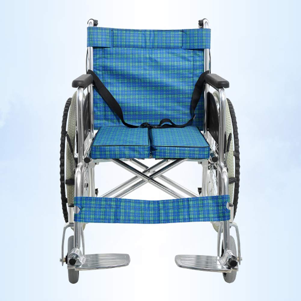 Medyczny fotel rehabilitacyjny, wózek inwalidzki, lekki składany wózek inwalidzki do jazdy medycznej, gruby stop aluminium podwójny hamulec wózek inwalidzki składany lekki z toaletą dla osób starszych