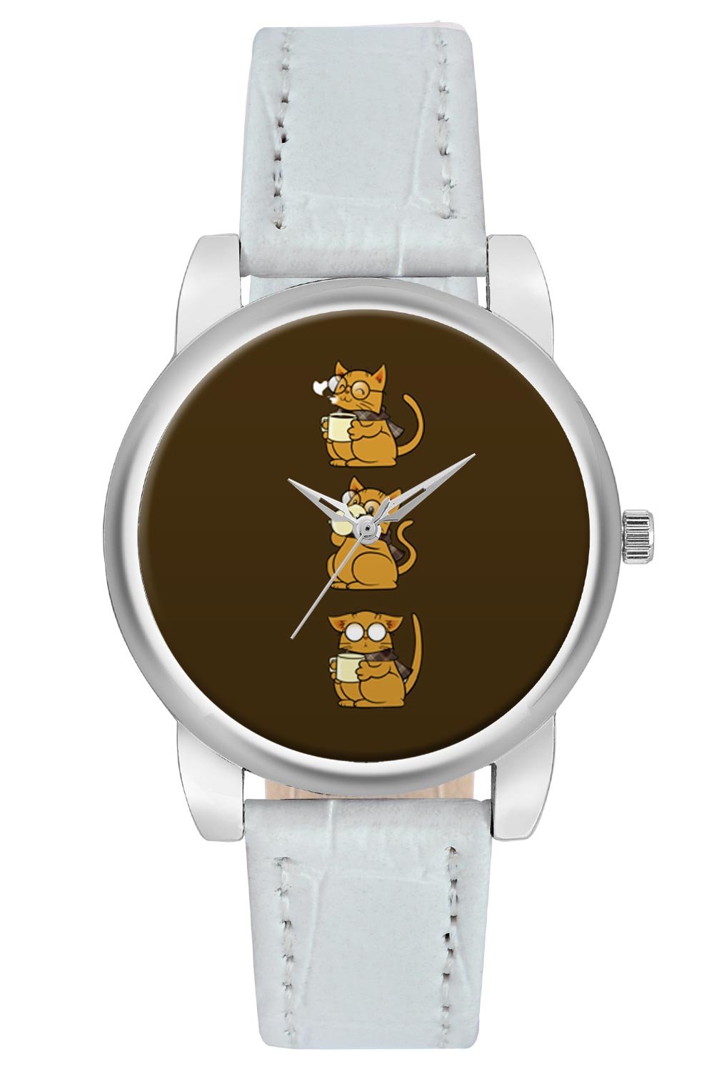 BIGOWL Cat Coffee and Glasses Designer Analog Wrist Watch for Women (B01IC3HTP0) Amazon Price History, Amazon Price Tracker