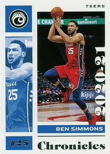 2020-21 Panini Chronicles #19 Ben Simmons Philadelphia 76ers NBA Basketball Trading Card
