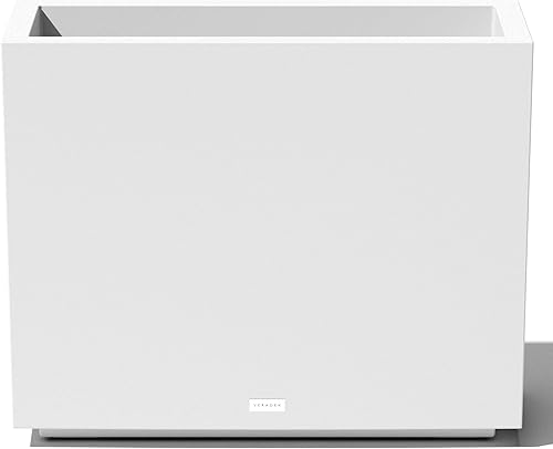 Veradek - Maceta de acero galvanizado de la Serie Metálica