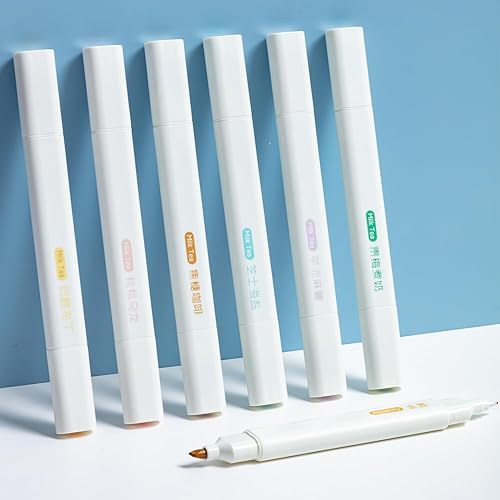 M&G 6 resaltadores (doble punta multicolor)