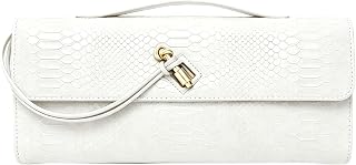Women's Woven clutch purse, Snake print purses,Crossbody Shoulder bag