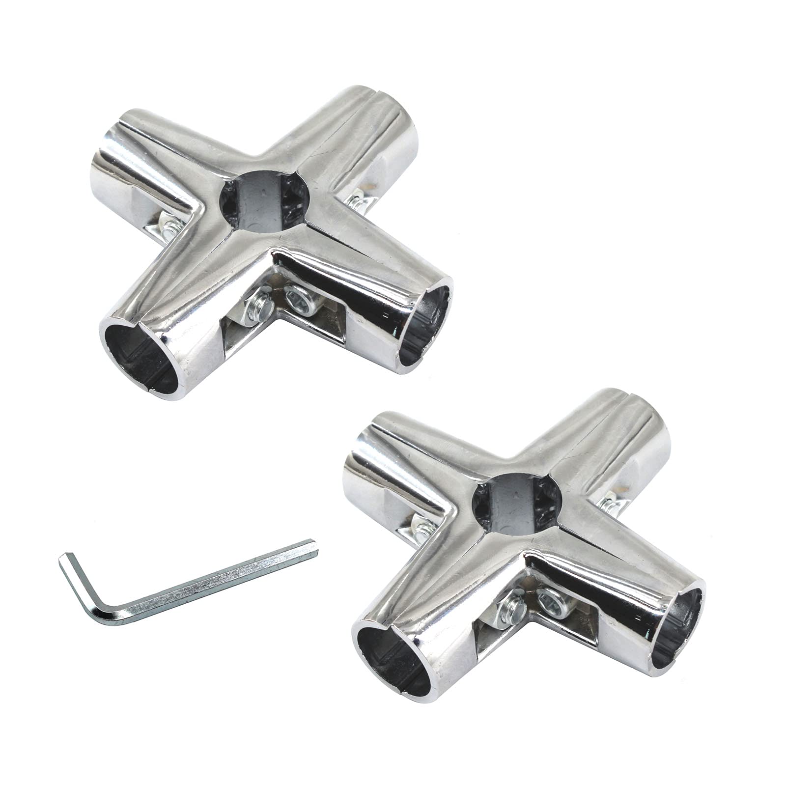 Frame Connector Aluminium Alloy Rod Joint for Out Diameter 25mm Rod