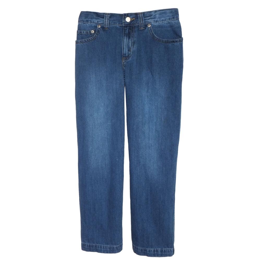 Boys' Husky Denim Jeans 1/2 Elastic 