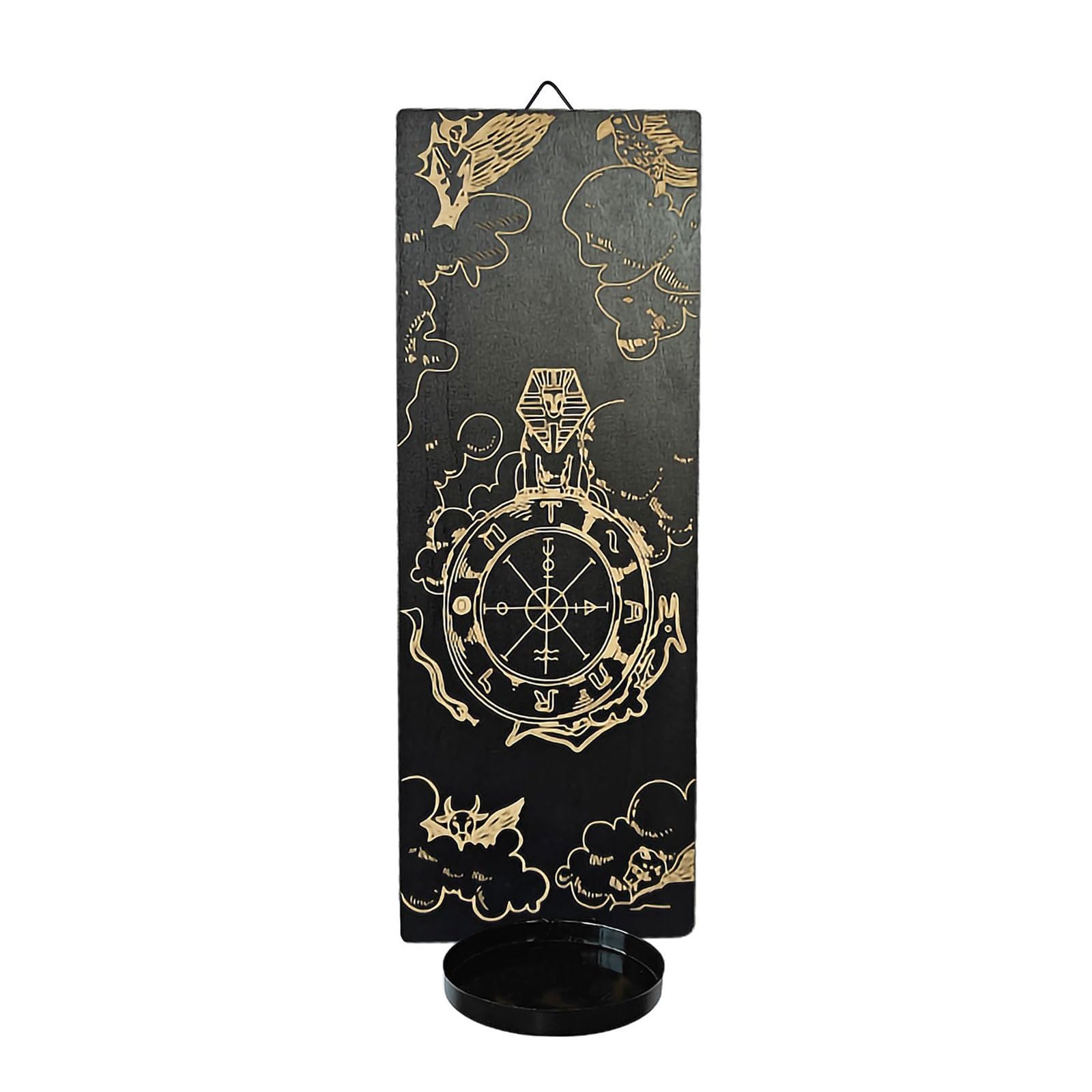 Buxuaaaa A Buxuaaa Wall Mounted Holder Vintage Flower Sign Wall Wood Sconce Rack Farmhouses Home Decorations Mounted Sconce