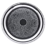 American Metalcraft STRD210 Affordable Elegance Chrome Round Serving Tray, 10-Inch, Silver