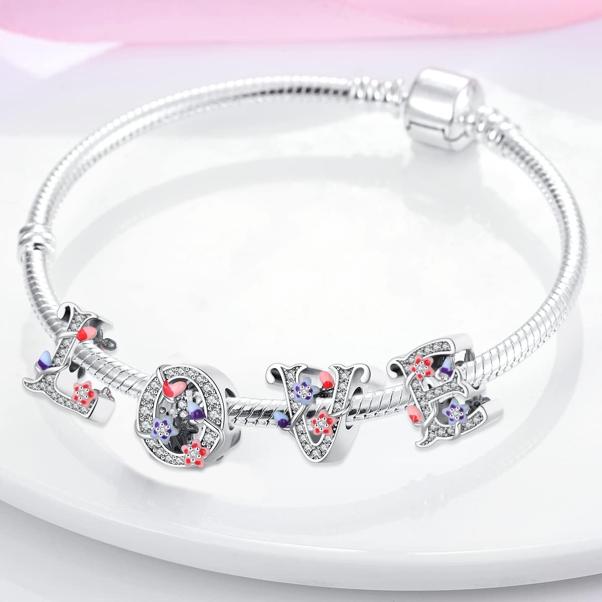 Colgante de plata 925 para pulseras collares Pandora