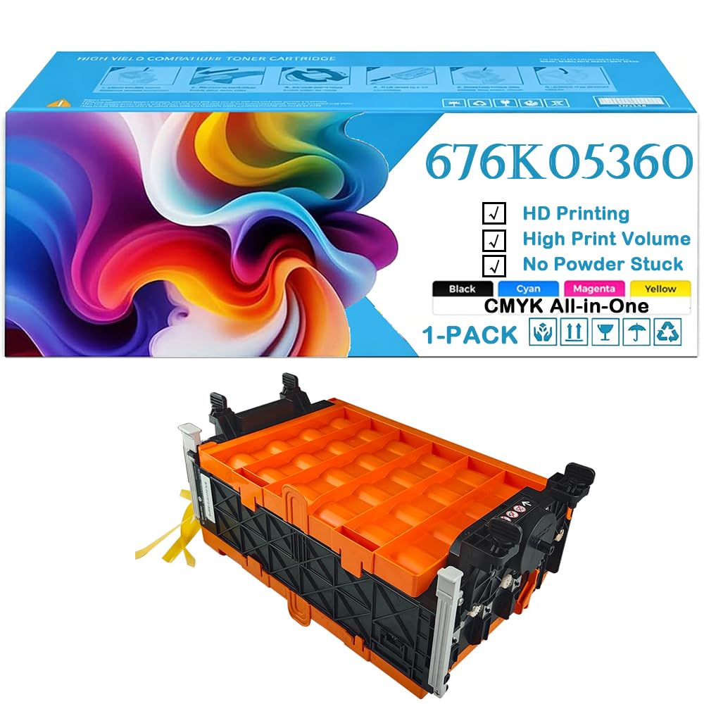 Unità batteria 676K05360 675K05360 675K69240 675K69244 per Xerox Phaser 6125 6128MFP 6130 6140N 6500 Workcenter 6505 CMYK Unità di imaging all-in-one (676K05360)