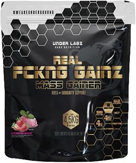 Real Fckng Gainz Mass Gainer (4,5Kg) - Vanilla Pie, Under Labz