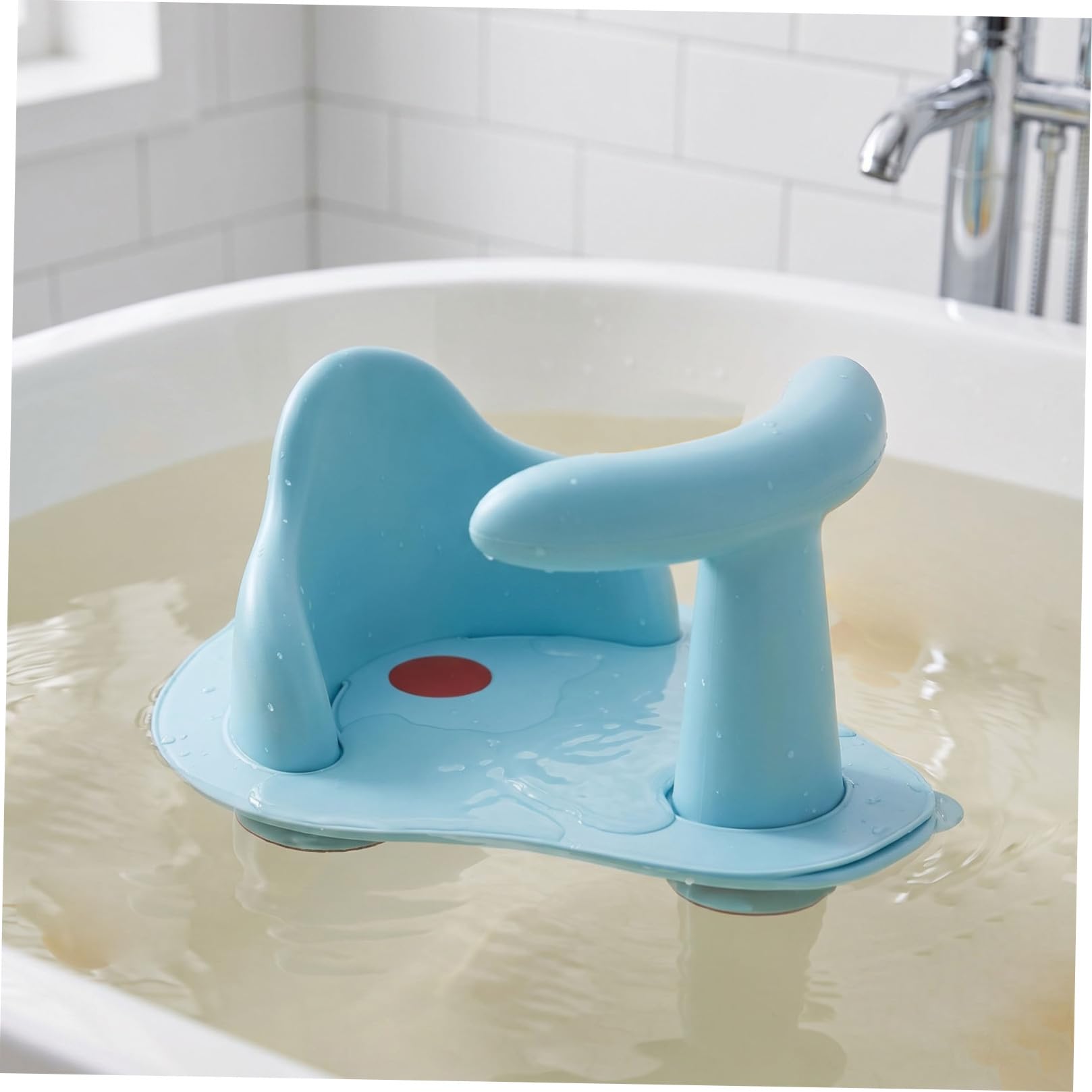 BESPORTBLE Antirutsch Duschstuhl Badewannenstuhl Für Kinder Langlebig Frei Kunststoff Blau Mit Rutschfester Auflage Platzsparend Für Babybad Und Dusche