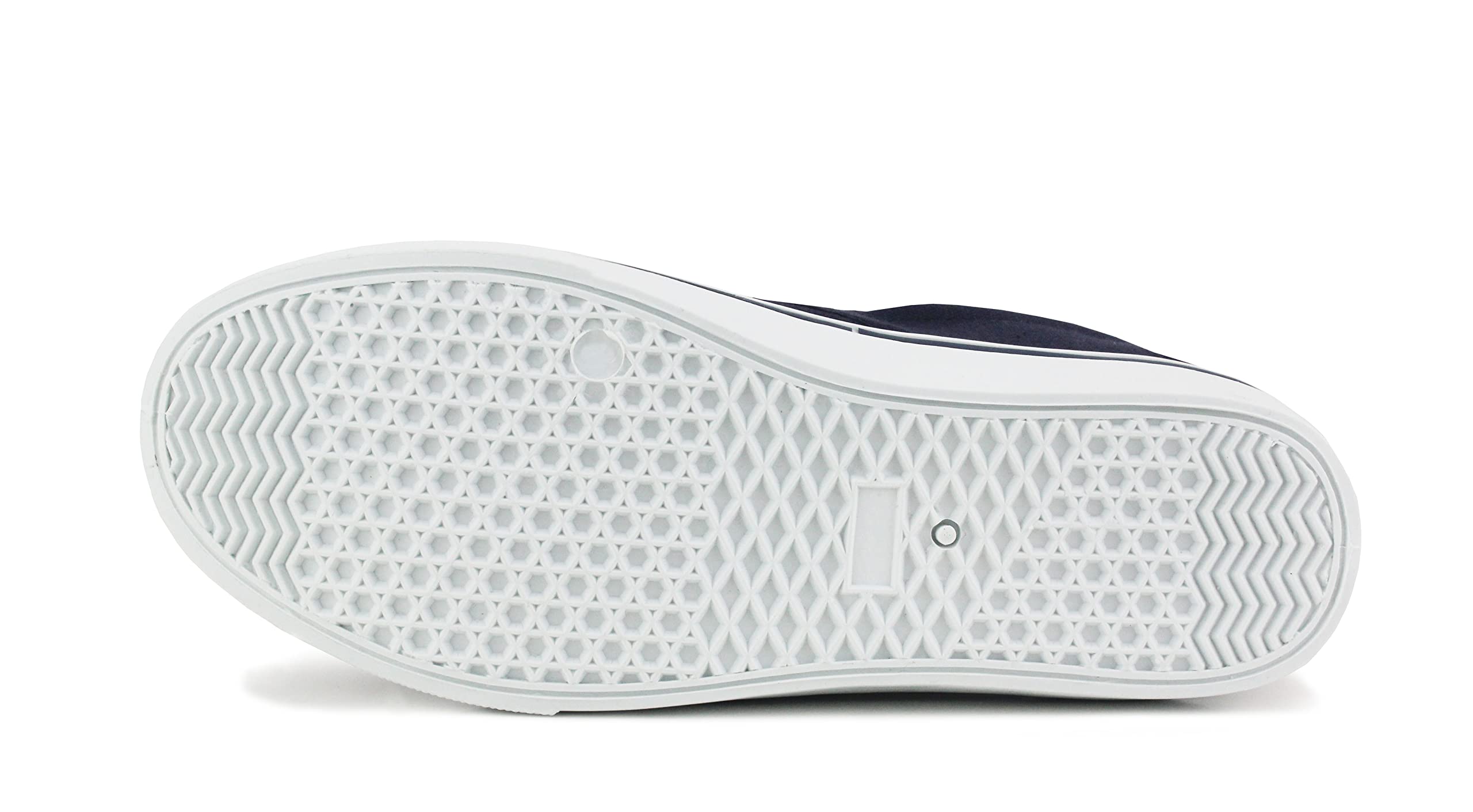 DEK Alpargatas planas de lona para hombre, para barco, yate, alpargatas casuales (azul marino, número 9)