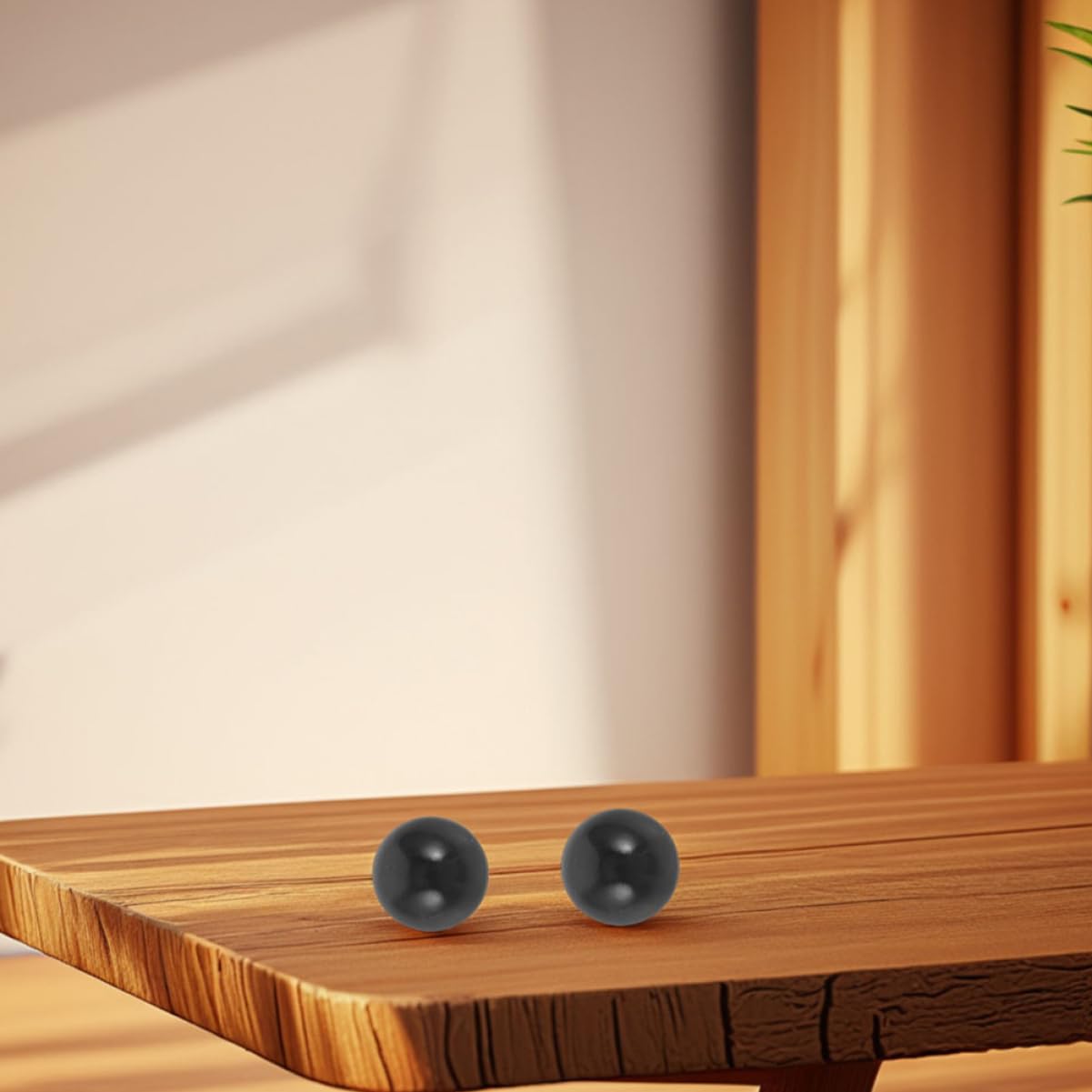 6 Pièces Boules De Remplacement Pour Machine à Billes Plastique Noir