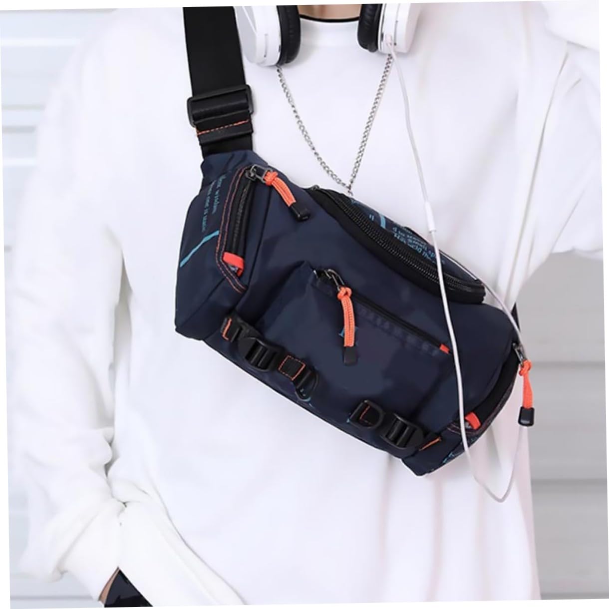 TOYANDONA 1pezzi Marsupio Da Esterno Regolabile Cintura Marsupio Multifunzionale Resistente e Capiente Per Sport Viaggi e Uso Quotidiano