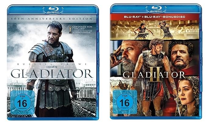 Gladiator 1+2 im Set - Deutsche Originalware [4BRDISKS]