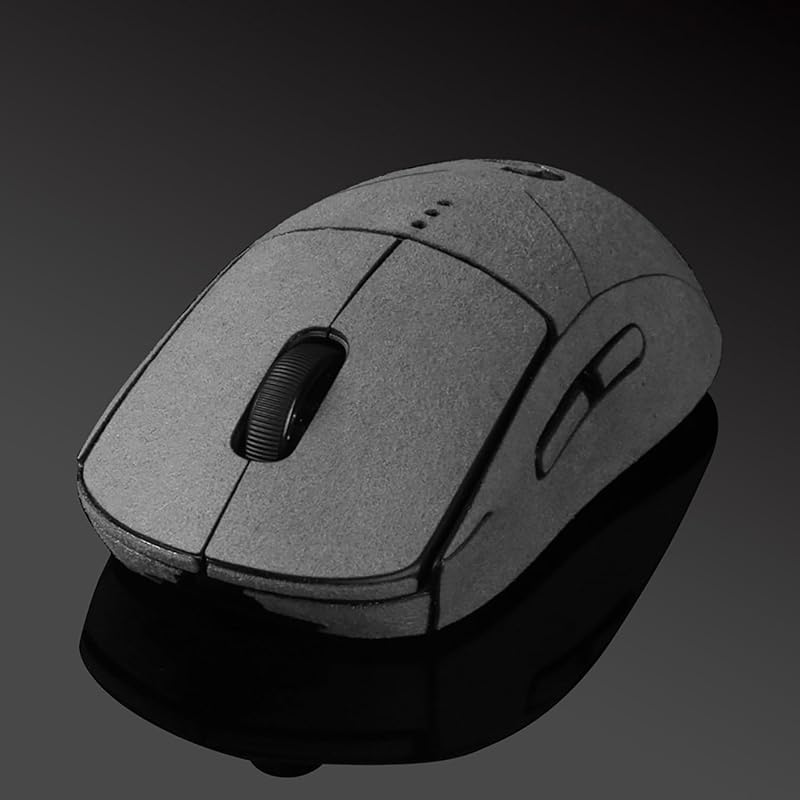 Mouse Grip Tape Sticker for Logitech G Pro Wireless GPW Non Slip Suede Suck Sweat Breath Full Cover Dark Gray