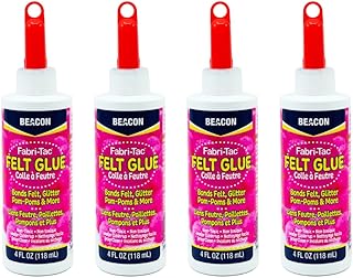 BEACON Felt Glue - Fast Fix for All Felt Projects, Non-Toxic, Dries Clea...