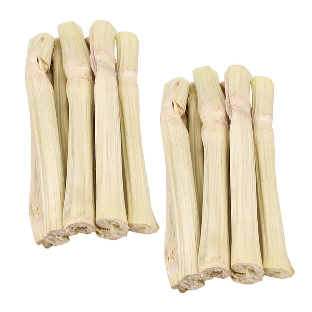 VANZACK Bâtonnets à Mâcher Bambou Naturel pour Lapins et Petits Animaux Friandises Saines pour Dents Jouets pour Rongeurs comme Cobayes Hamsters et Chinchillas