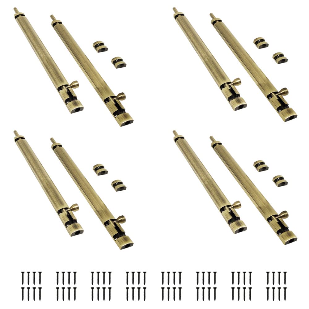 Volo Premium 18" Xylo Tower Bolt/Door Latch/kundi/chitakni/Chitkini (Antique Brass Finish, Pack of 8 Pieces) (18"_Antique Brass) (B0BQDQLV2Z) Amazon Price History, Amazon Price Tracker
