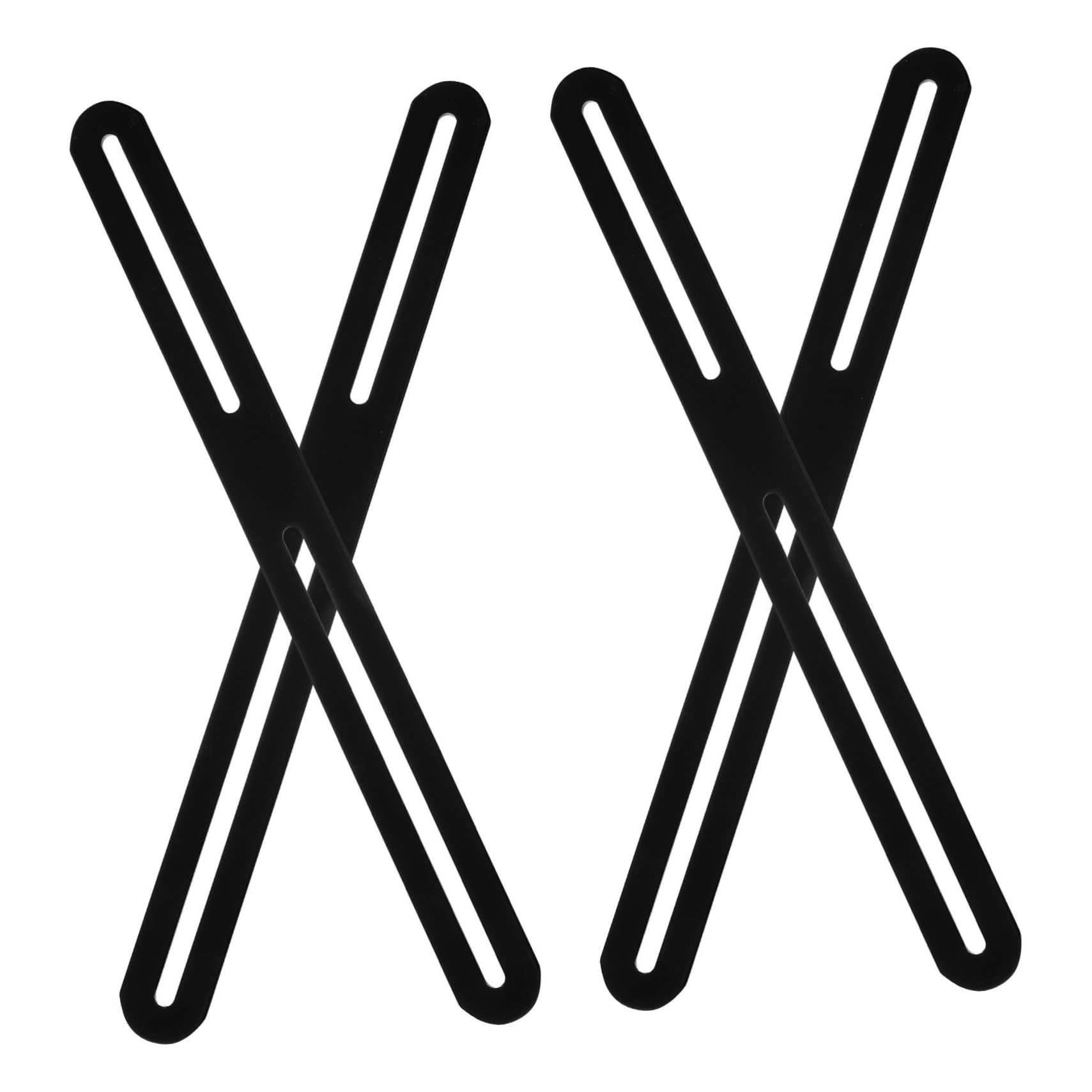 HAWILLOSCH Adjustable Deck Support Rectangular Support Plate Flat Steel Plate Wood Furniture