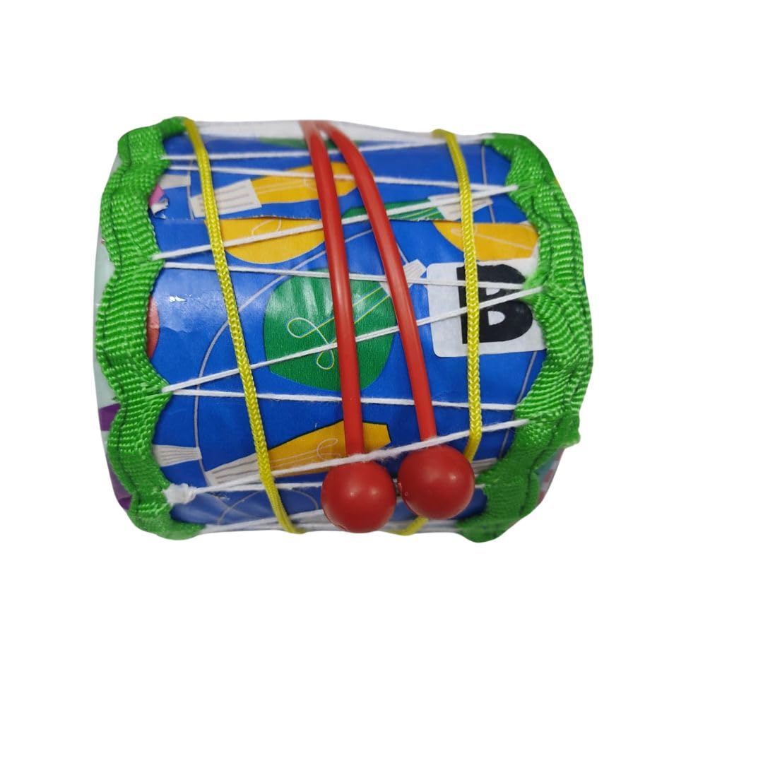 ATISHAY RETAIL Plastic Small Drum Set for Kids with 2 Sticks | Age 0 to 2 Years | Girls and Boys Dholak | Perfect Gift for Birthday for Kids | Multi-Colour (B0D77RRJ38) Amazon Price History, Amazon Price Tracker