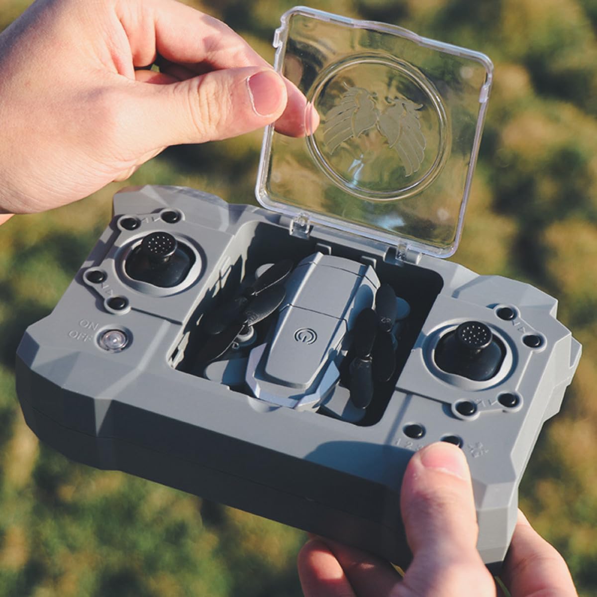 Mini Drone Radiocommandé KY905 Pliable Caméra 4K, 1 Set