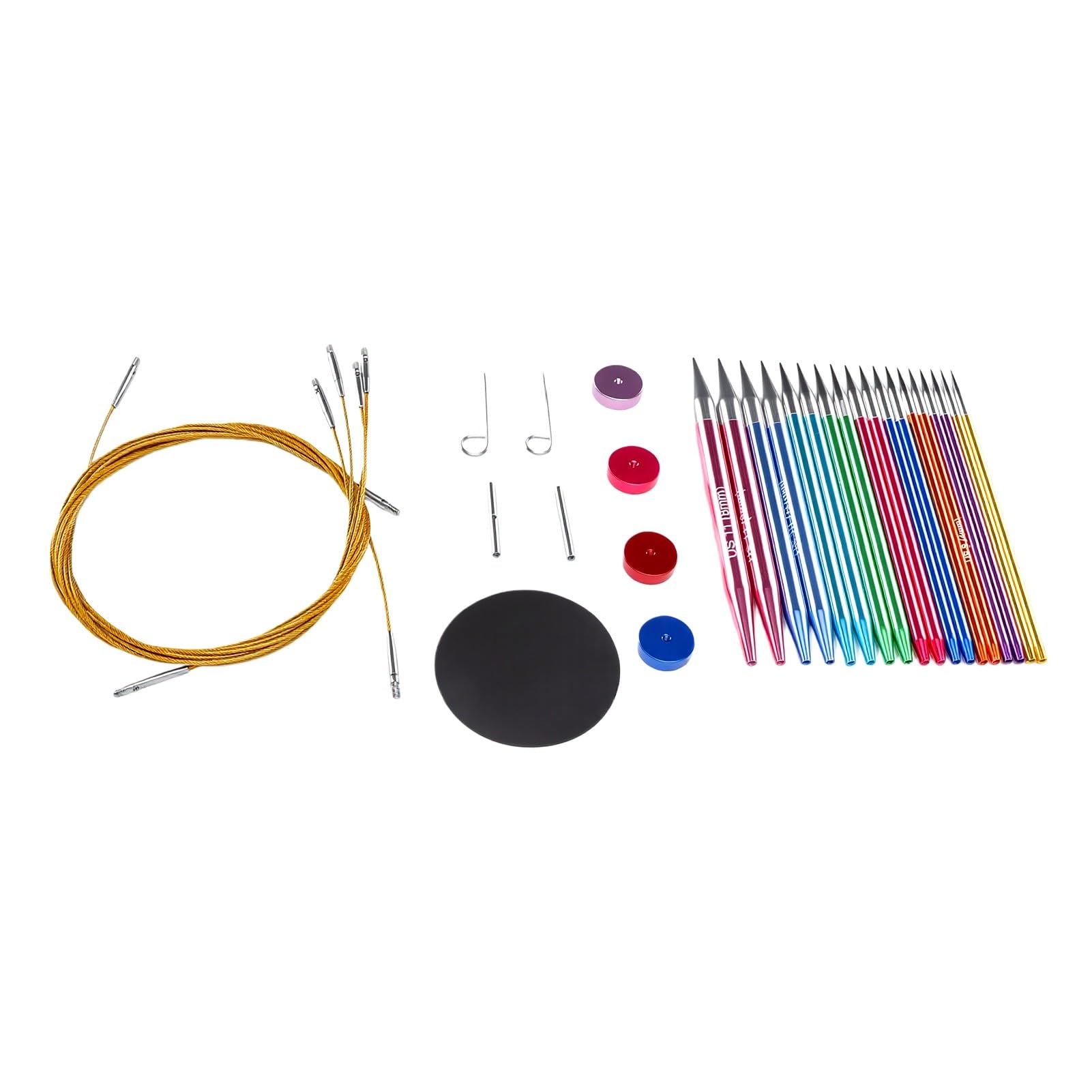 Haofy Rundstricknadeln Set, Stricknadeln Sortiment 3,5 Bis 8,0 Mm