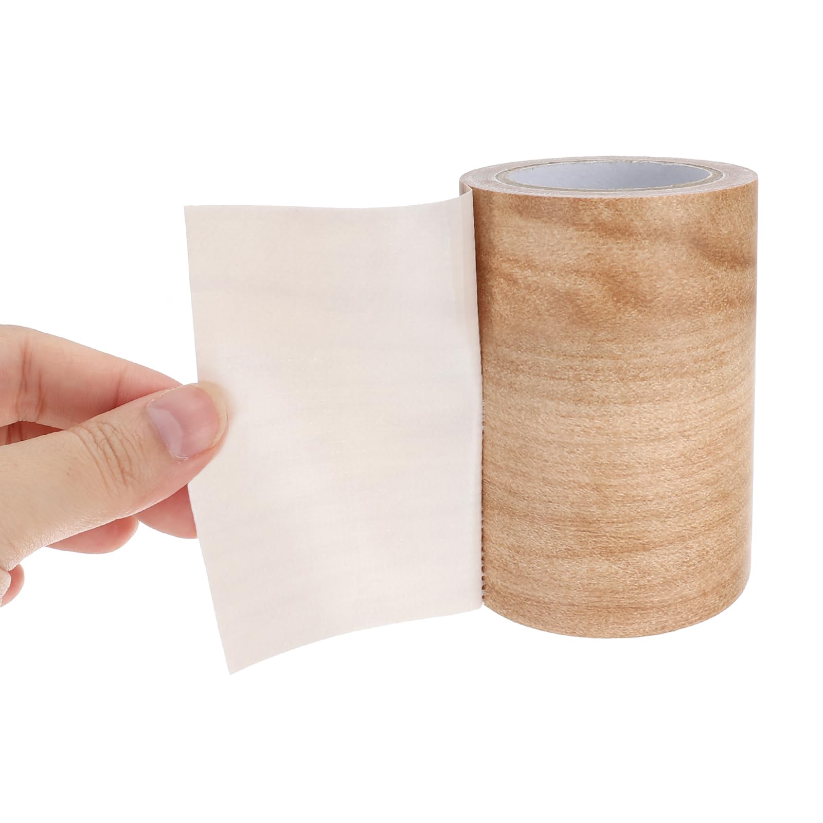 PATIKIL Tira de Transición de Suelo, Cinta de Umbral Autoadhesivo Piso Divisor Plano Reparación Texturizada para Puerta Borde Espacio Laminado，5.7cm x 4.57m, Arce Castaño Claro