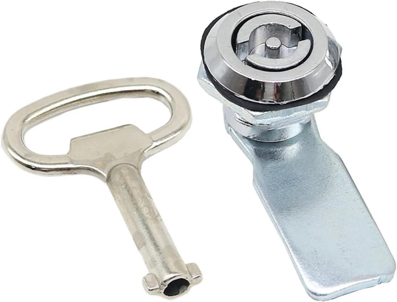 Zinc Alloy Triangle Lock Word Zinc Alloy Electric Cabinet Door Lock 1Pcs(Triangle Lock)