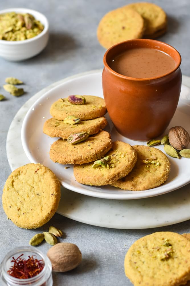 Vandoo's - Taste The New Kesar-Pista Wheat cookies 60 gm-image-32