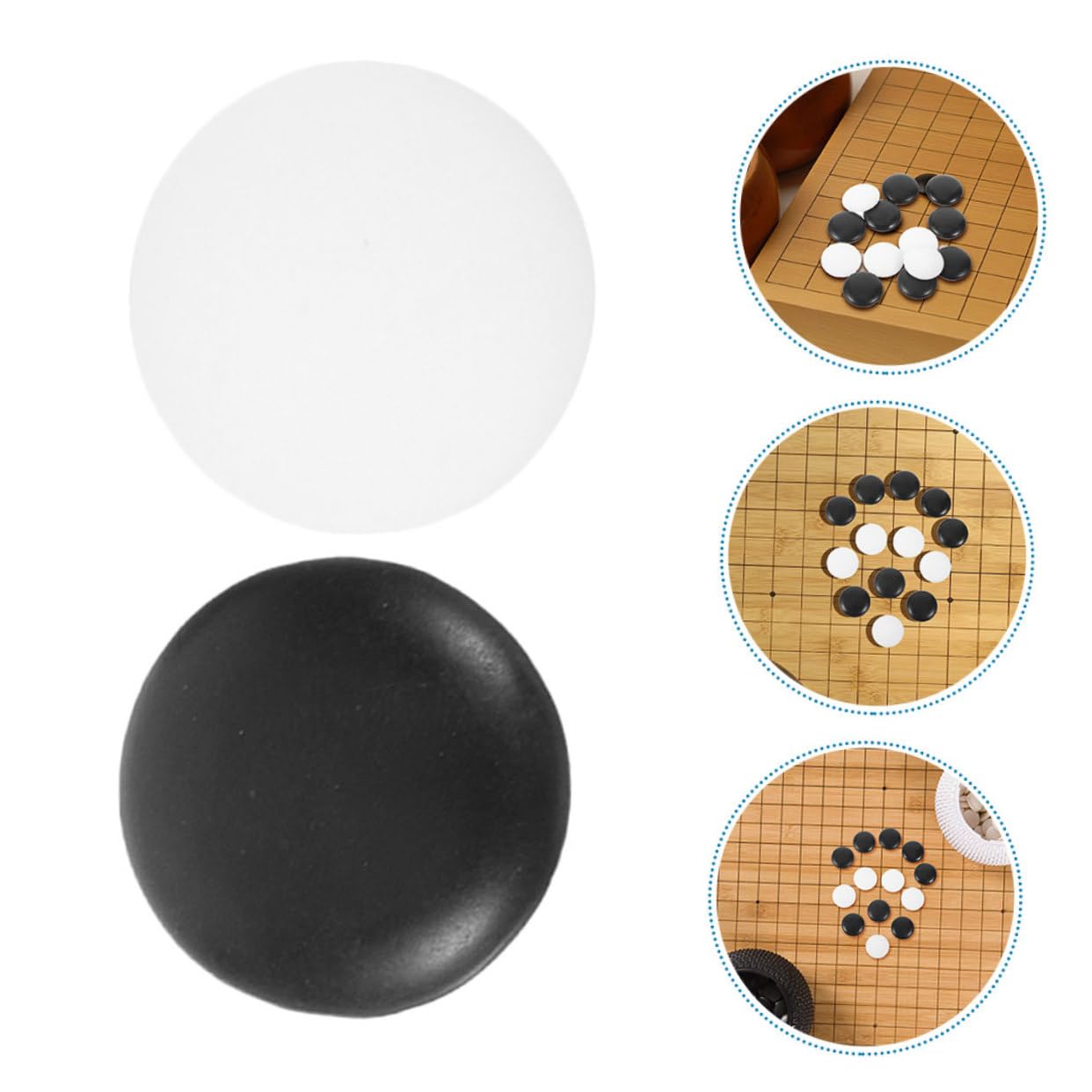 Pezzi da Gioco Go in Resina 360 Pezzi per Tabellone