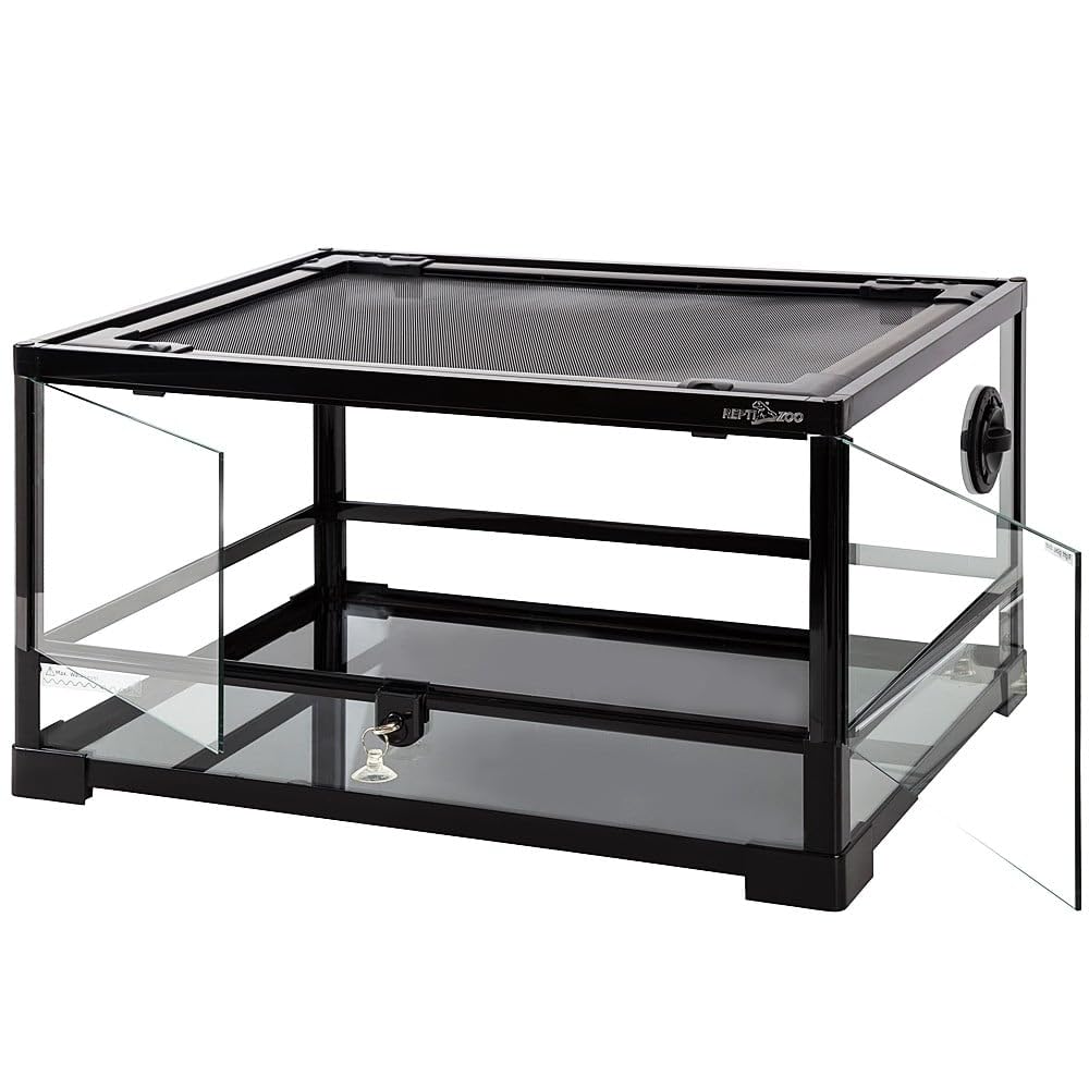 ReptiZoo Glas-Terrarium 60x45x32cm mit Schwenktüre, zerlegbar - verschickbar! RK0117 (ohne Inhalt)