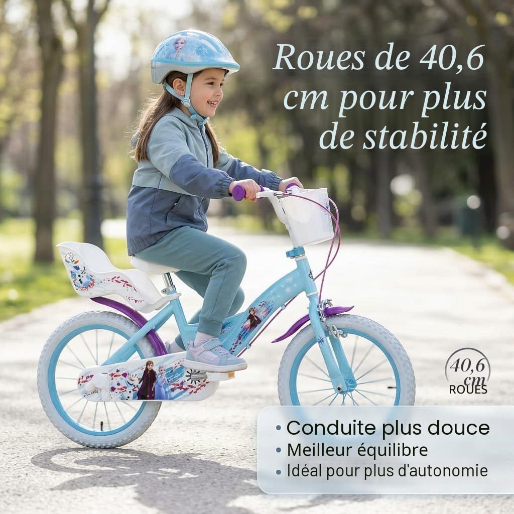 Huffy TOIMSA Vélo 16" Frozen 5/8 Ans