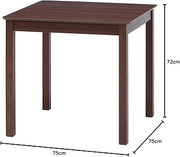 不二貿易 ダイニングテーブル 幅123.5cm Amazon.co.jp: 不二貿易 ダイニングテーブル 2人用 幅75×奥行75×高さ71