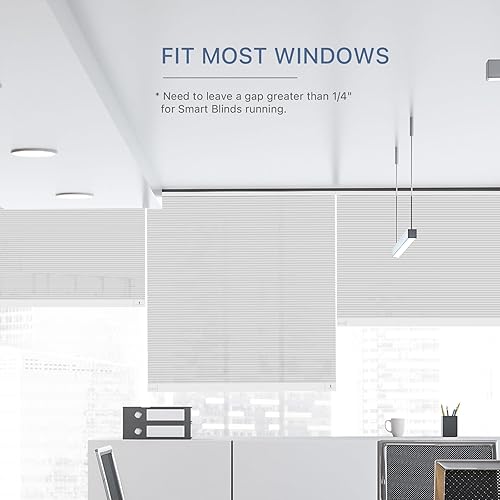 Miniatura 3 de THIRDREALITY ZigBee Smart Blind Lite - Persianas motorizadas semitransparentes, control inteligente, persianas inalámbricas de panal con pilas AA,