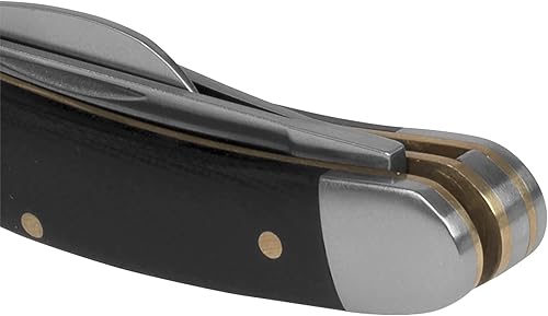 Miniatura 7 de Kershaw Cuchillos de bolsillo clásicos Slipjoint, mango G10 con diseño de madera antigua, versiones de 1, 2 y 3 cuchillas