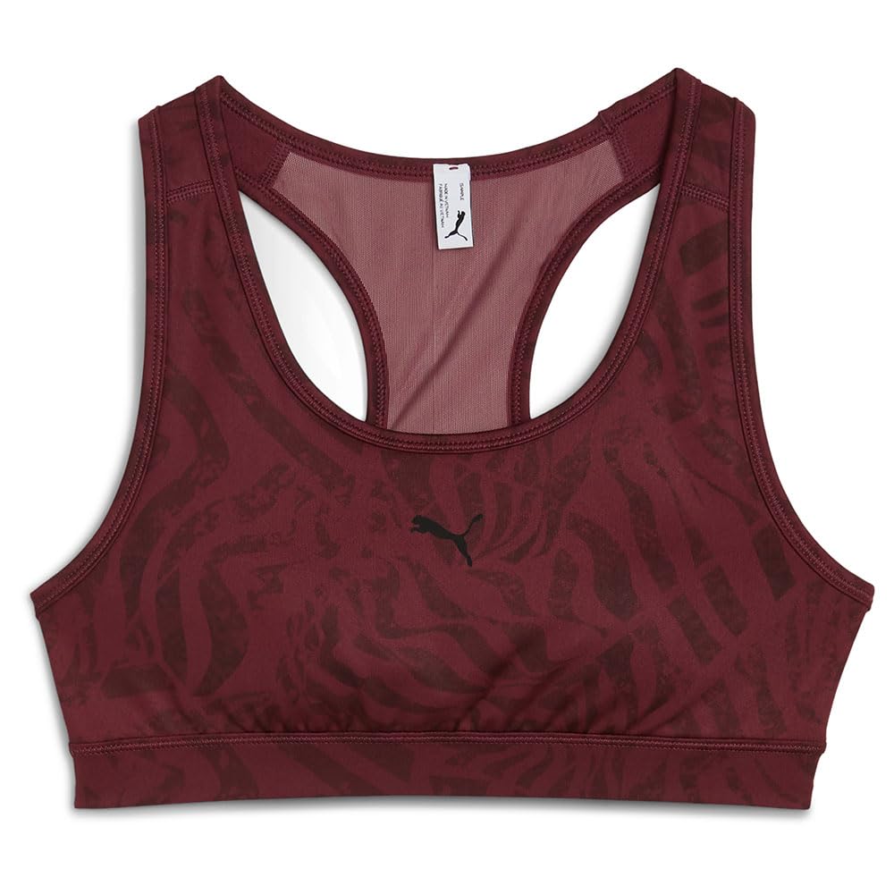 PUMA Damen 4keeps Bra – Padded – Ribbon Stripe Print BH (1er Pack)