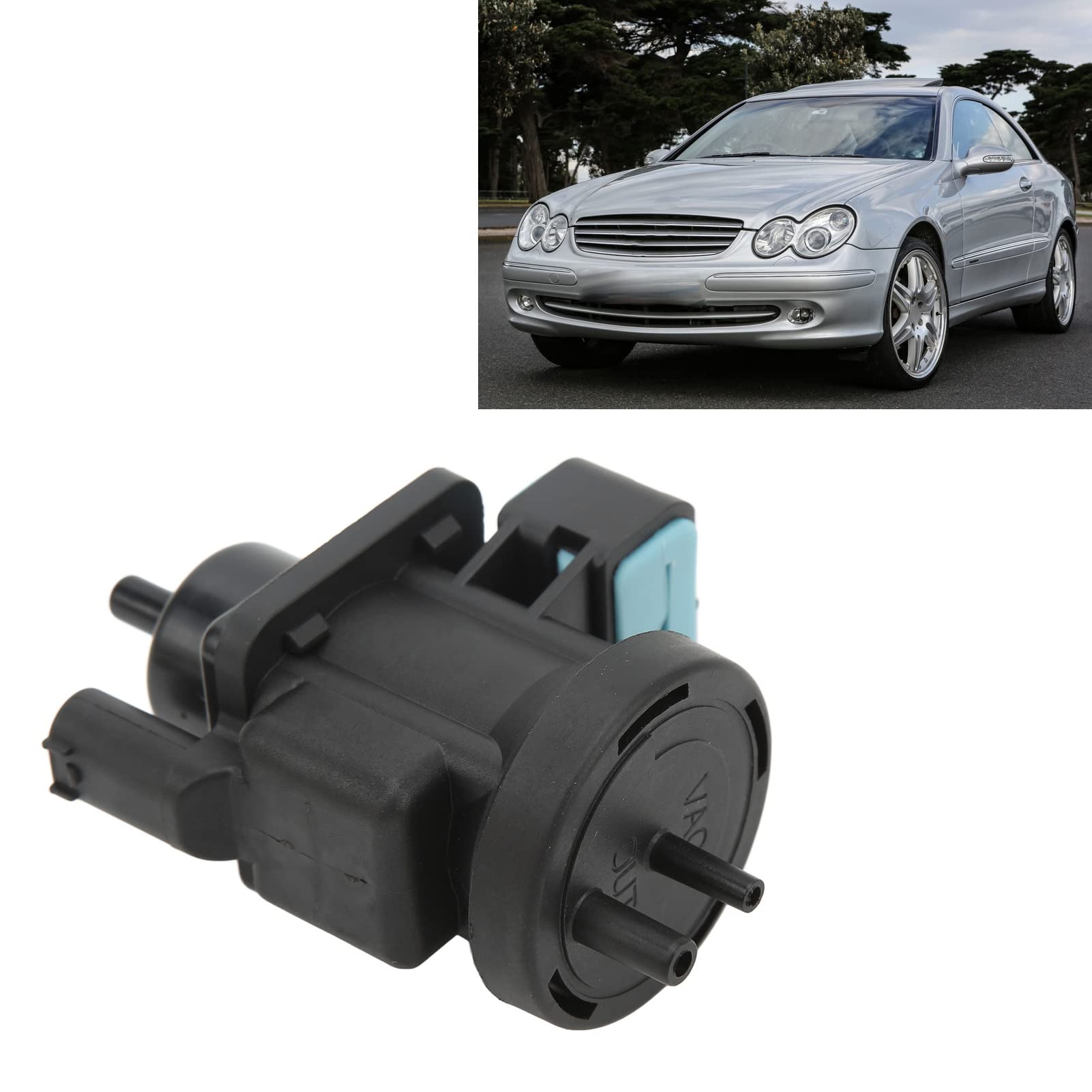 Convertidor de Presión de Válvula Turbo Boost de 12 V ,Válvula Solenoide de Convertidor de Presión de Vacío de Turbocarga A0005450527 Reemplazo para ‑ W163 W203 W210 W463 de turbina