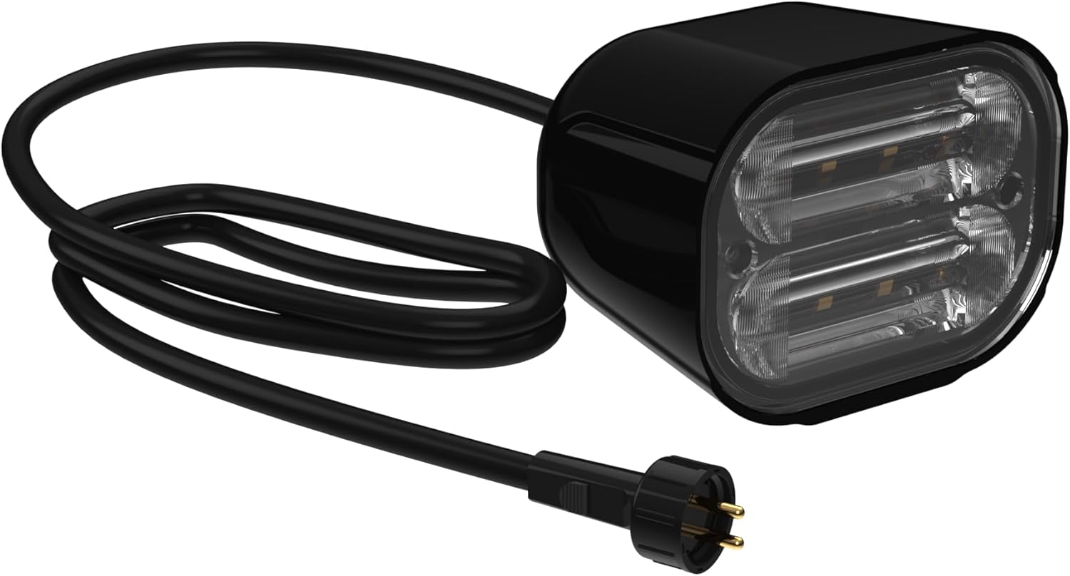 Aquascape 8-Watt Wide-Angle Submersible Warm White Underwater LED Light for Ponds & Water Features, 84077